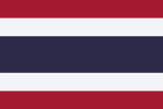 Vlag Thailand - 100x150cm Spun-Poly